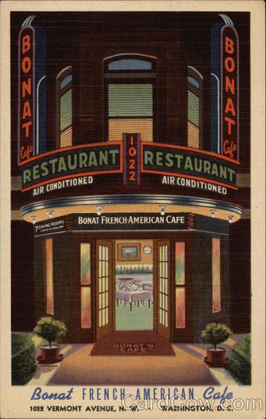 Bonat's French-American Cafe Washington District of Columbia