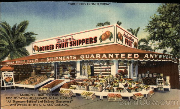 Marion's Fruit Shippers Miami Florida