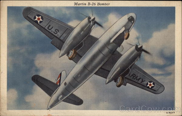 Martin B-26 Bomber Aircraft