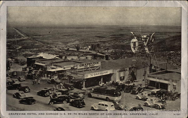 Grapevine Hotel and Garage California