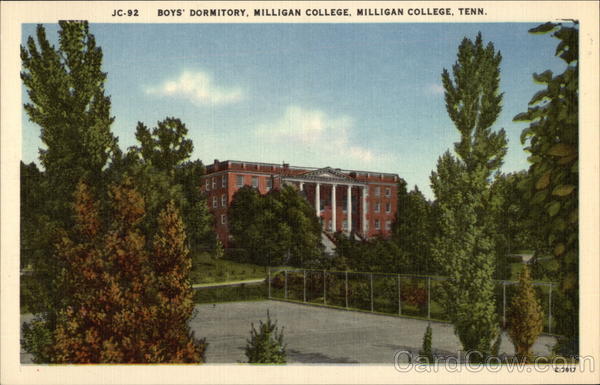 Boys' Dormitory, Milligan College, Milligan College, Tenn Tennessee