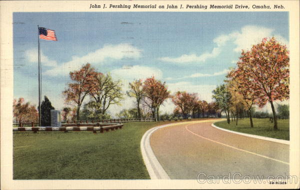 John J. Pershing Memorial on John J. Pershing Memorial Drive Omaha Nebraska