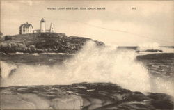 Nubble Light and Surf Nubble Light and Surf