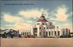 Houston Municipal Airport Texas Postcard Postcard