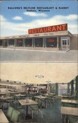 Ballweg's Beltline Restaurant & Bakery Madison, WI Postcard Postcard