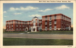 Men's Hall, State Teachers College Kearney, NE Postcard Postcard