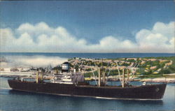 Cuba Line Mail Boats, Ships Postcard Postcard