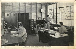 Air Base Communications Section Postcard