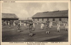 Camp Wissahickon, US Naval Training Station Cape May, NJ Postcard Postcard
