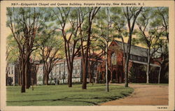 Kirkpatrick Chapel and Queens Building, Rutgers University New Brunswick, NJ Postcard Postcard