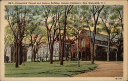 Kirkpatrick Chapel and Queens Building, Rutgers University Postcard
