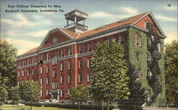 Bucknell University - East College Dormitory for Men Postcard