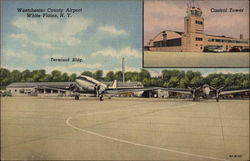 Westchester County Airport White Plains, NY Postcard Postcard