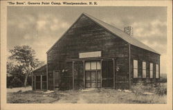 "The Barn," Geneva Point Camp Winnipesaukee, NH Postcard Postcard