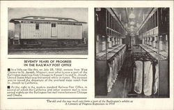 Seventy Years of Progress in the Railway Post Office Postcard