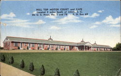 Hill Top Motor Court and Cafe Aiken, SC Postcard Postcard