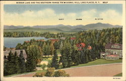 Mirror Lake and the Southern Range from Signal Hill Mirror Lake and the Southern Range from Signal Hill