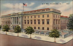 U.S. Mint, Philadephia, PA Postcard