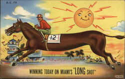 Winning Today on Miami's "Long Shot" Postcard