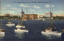 "Going Fishing" from Yacht Basin West Palm Beach, FL Postcard Postcard