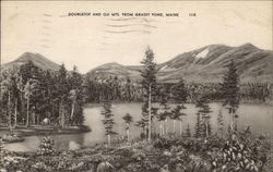 Doubletop and Oji Mts. from Grassy Pond Postcard