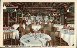 Dining Room, El Tovar Hotel, Grand Canyon National Park, Arizona Postcard Postcard