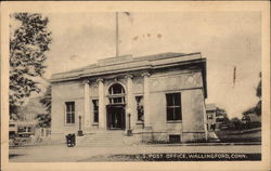 U.S. Post Office Wallingford, CT Postcard Postcard