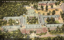 U. S. Naval Hospital Pensacola, FL Postcard Postcard