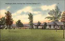 Washington Baths, Saratoga Spa Saratoga Springs, NY Postcard Postcard
