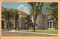 Russell Sage College Troy, NY Postcard Postcard