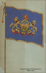 State Flag of Pennsylvania Postcard