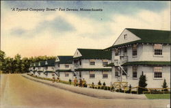 A Typical Company Street Postcard