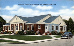 American Legion Civic Center Hattiesburg, MS Postcard Postcard