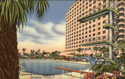 Shamrock Hotel Swimming Pool Postcard