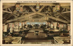 Canyon Hotel Lounge, Yellowstone National Park Canyon Hotel Lounge, Yellowstone National Park