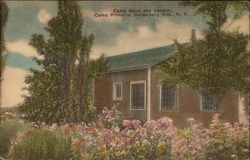Camp Store and Garden, Camp Pinnacle, Helderberg Mountains Postcard