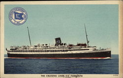 The Cruising Liner, S. S. Yarmouth Postcard
