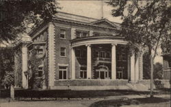 Dartmouth College - College Hall Hanover, NH Postcard Postcard