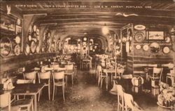 Ship's Cabin - "Dan & Louis Oyster Bar" - 208 S.W. Ankeny Postcard