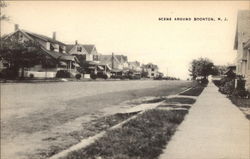 Scene Around Town Boonton, NJ Postcard Postcard