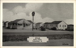 Alfred's Auto Court Columbus, OH Postcard Postcard