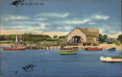 Summertime on Old Cape Cod Massachusetts Postcard Postcard