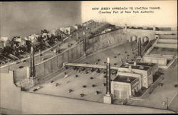 New Jersey Approach to Lincoln Tunnel New York, NY Postcard Postcard