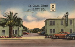 At-Ocean Motel, 50 Atlantic Ave Postcard