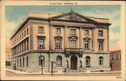 City Hall Norfolk, VA Postcard Postcard