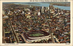 Briggs Stadium, Detroit, Michigan Postcard