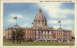 Minnesota State Capitol St. Paul, MN Postcard Postcard