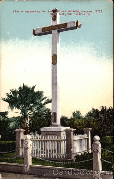 Mission Cross, Santa Clara Mission San Jose California