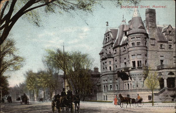 Sherbrooke Street Montreal PQ Canada Quebec