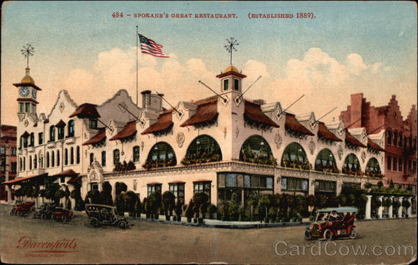 Davenport's - Spokane's Great Restaurant - Established 1889 Washington